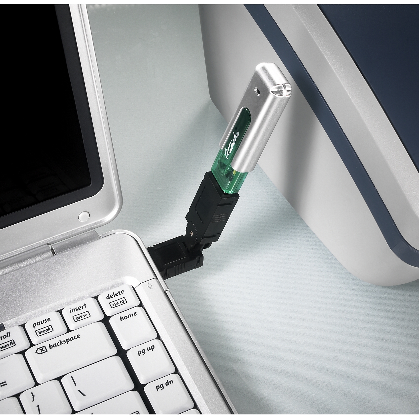 Flexible USB Adapter Black ACA30US Hubs and Adapters Targus