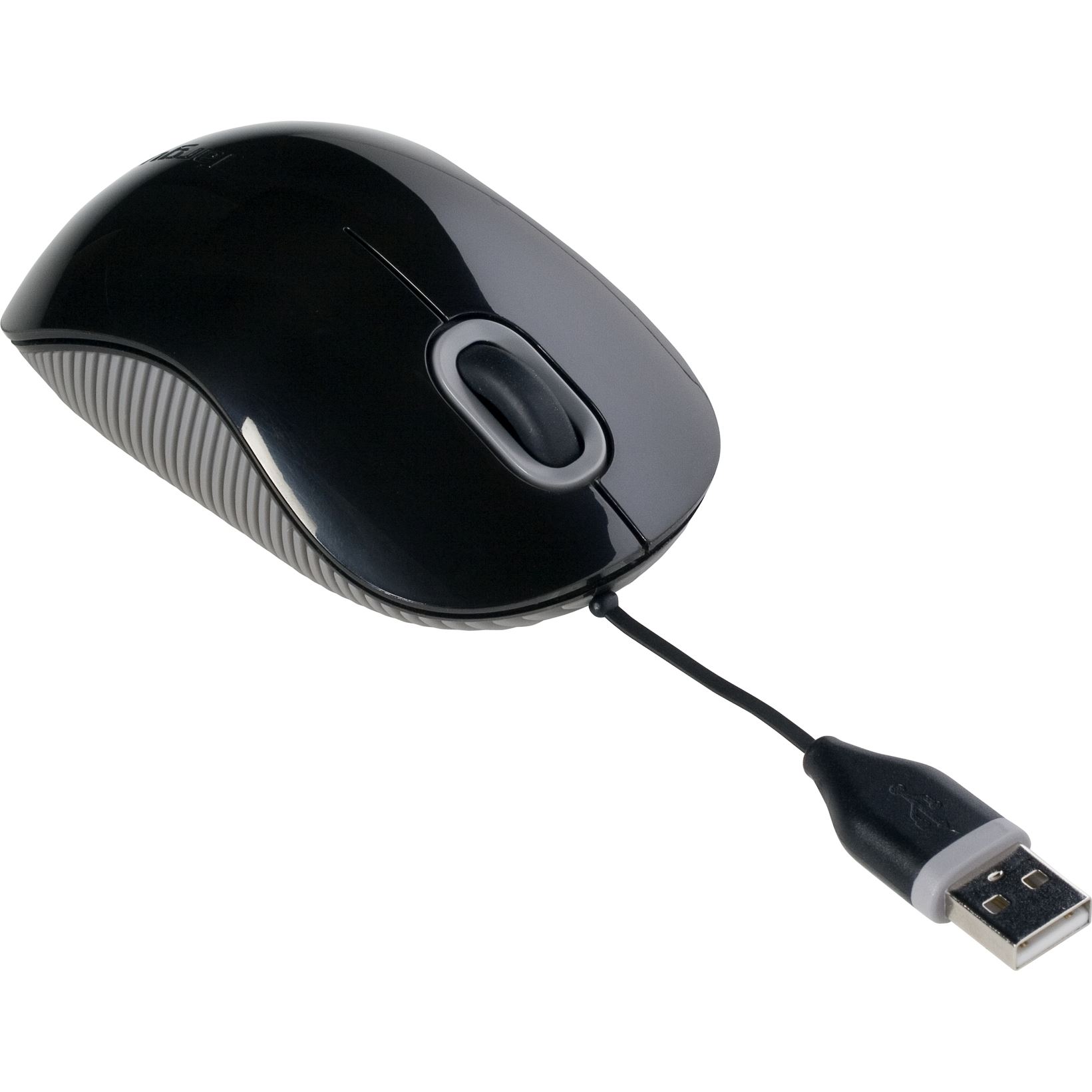 CordStoring Optical Mouse AMU76US Black Mice Targus