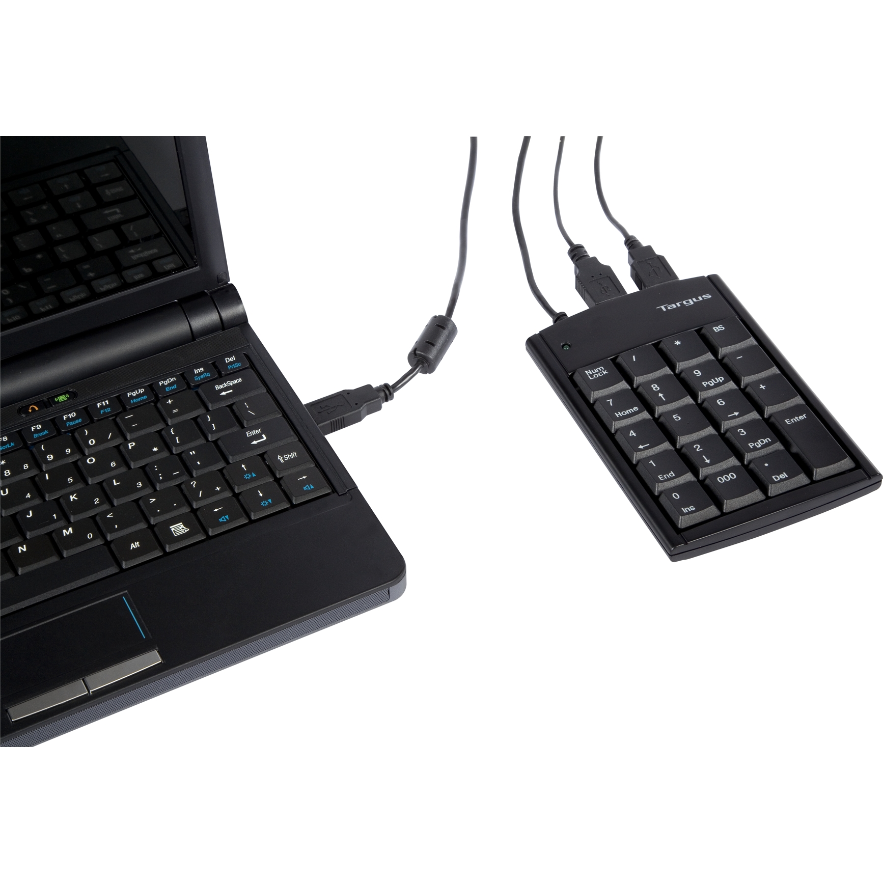 numeric keypad with usb hub pauk10u black keyboards targus numeric keypad with usb hub pauk10u black keyboards targus