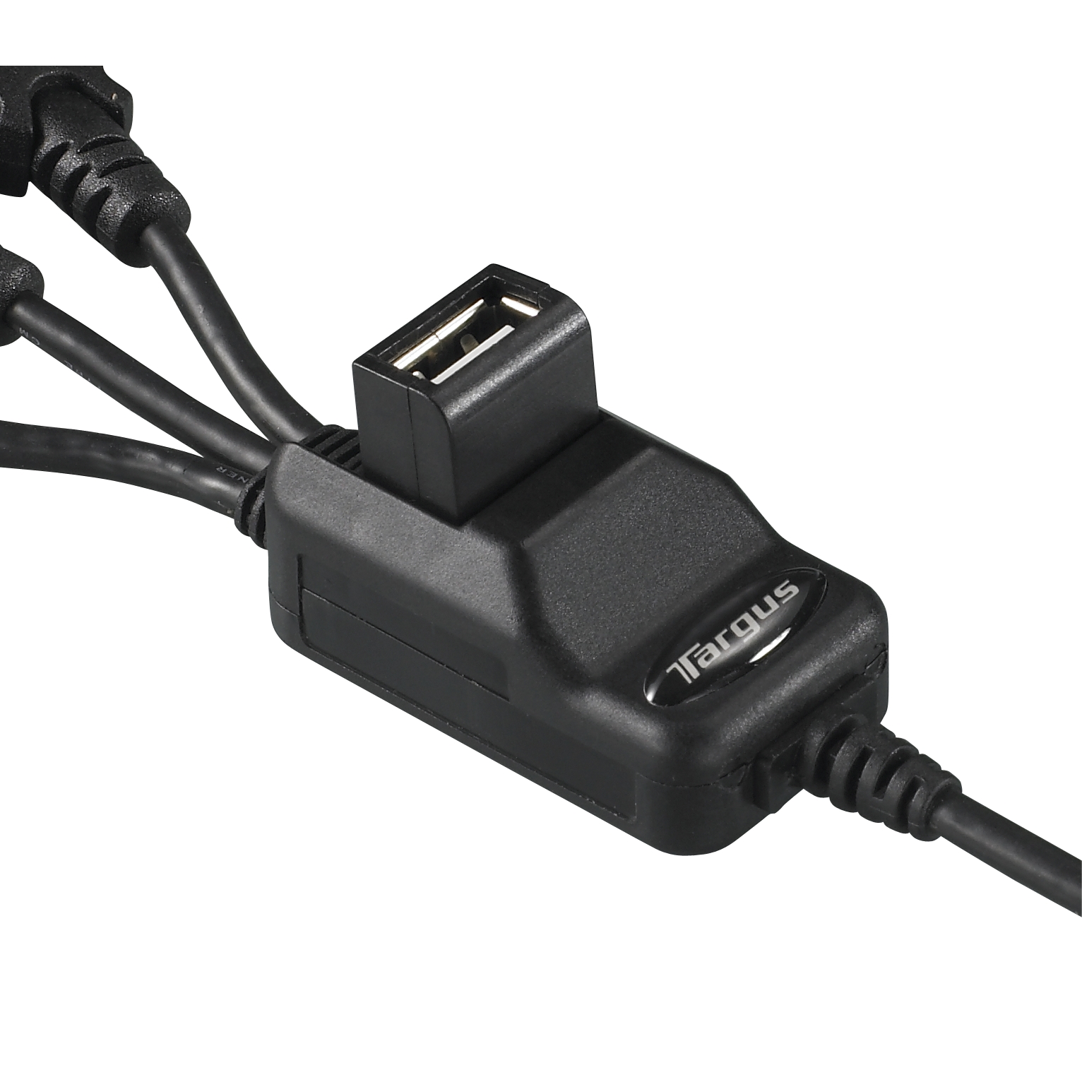 USB 2.0 4 Port BendAHub With Mini USB Adapter Black ACH103US