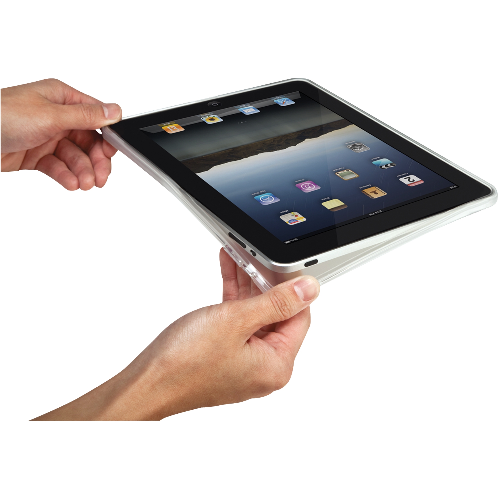Protective TPU Skin for iPad 2 THZ046US Clear Tablet Cases