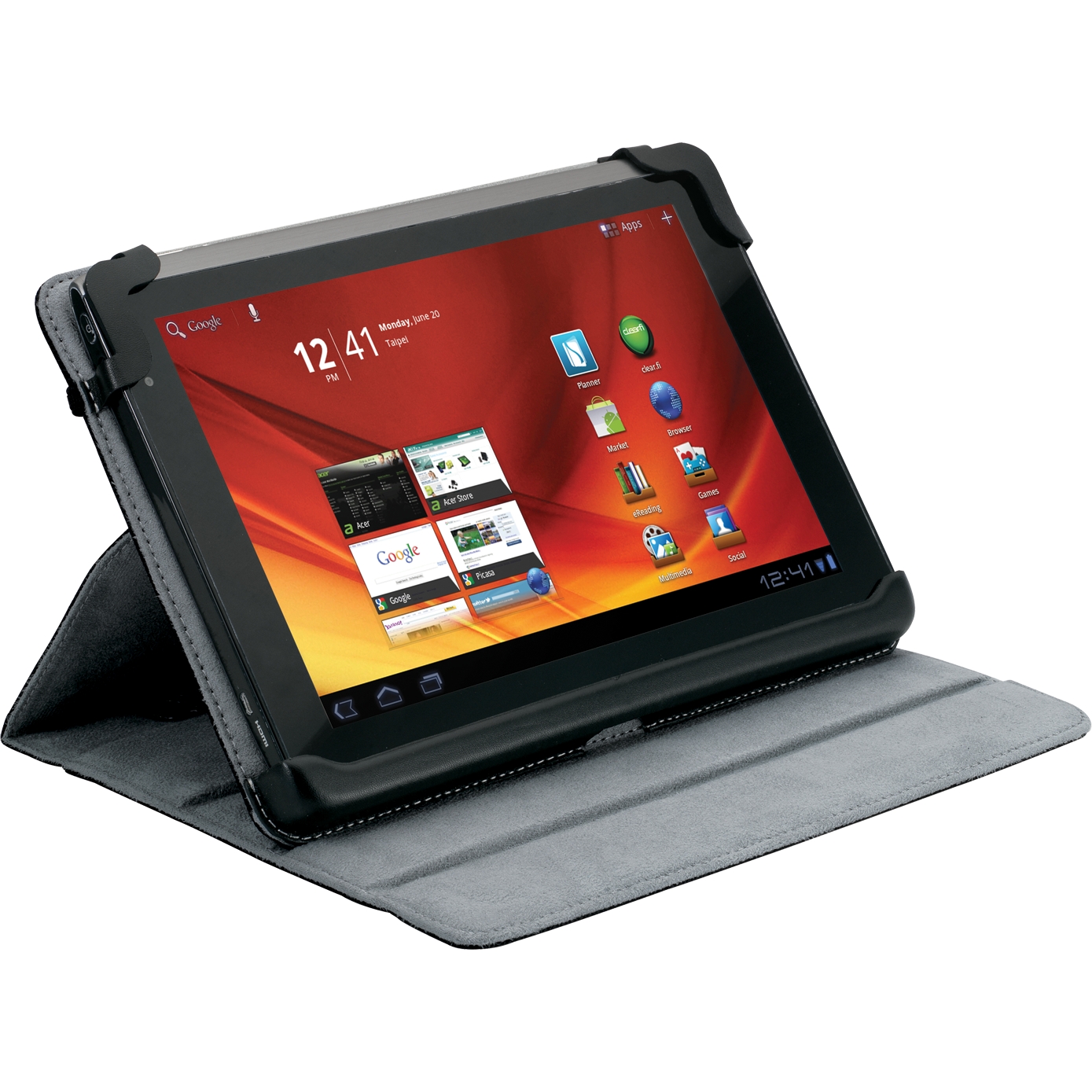 Truss Case & Stand for Acer Iconia™ 10.1” THZ080US Gray Tablet