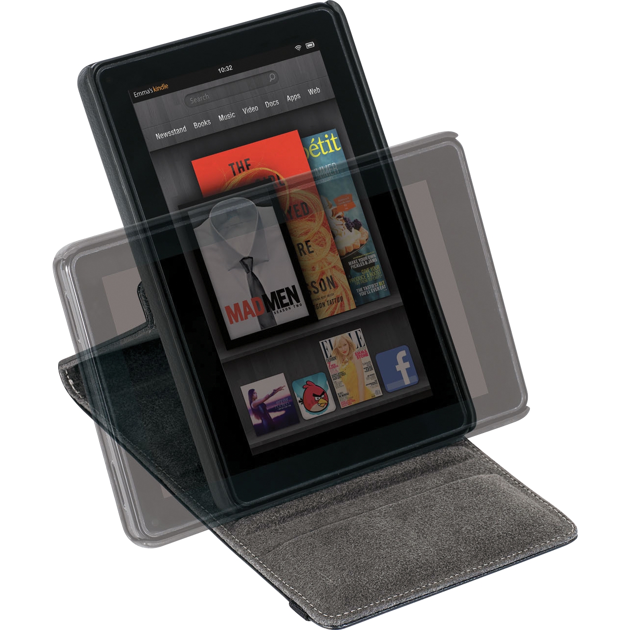 Versavu™ Protective Case for Kindle™ Fire THZ169US Black Tablet