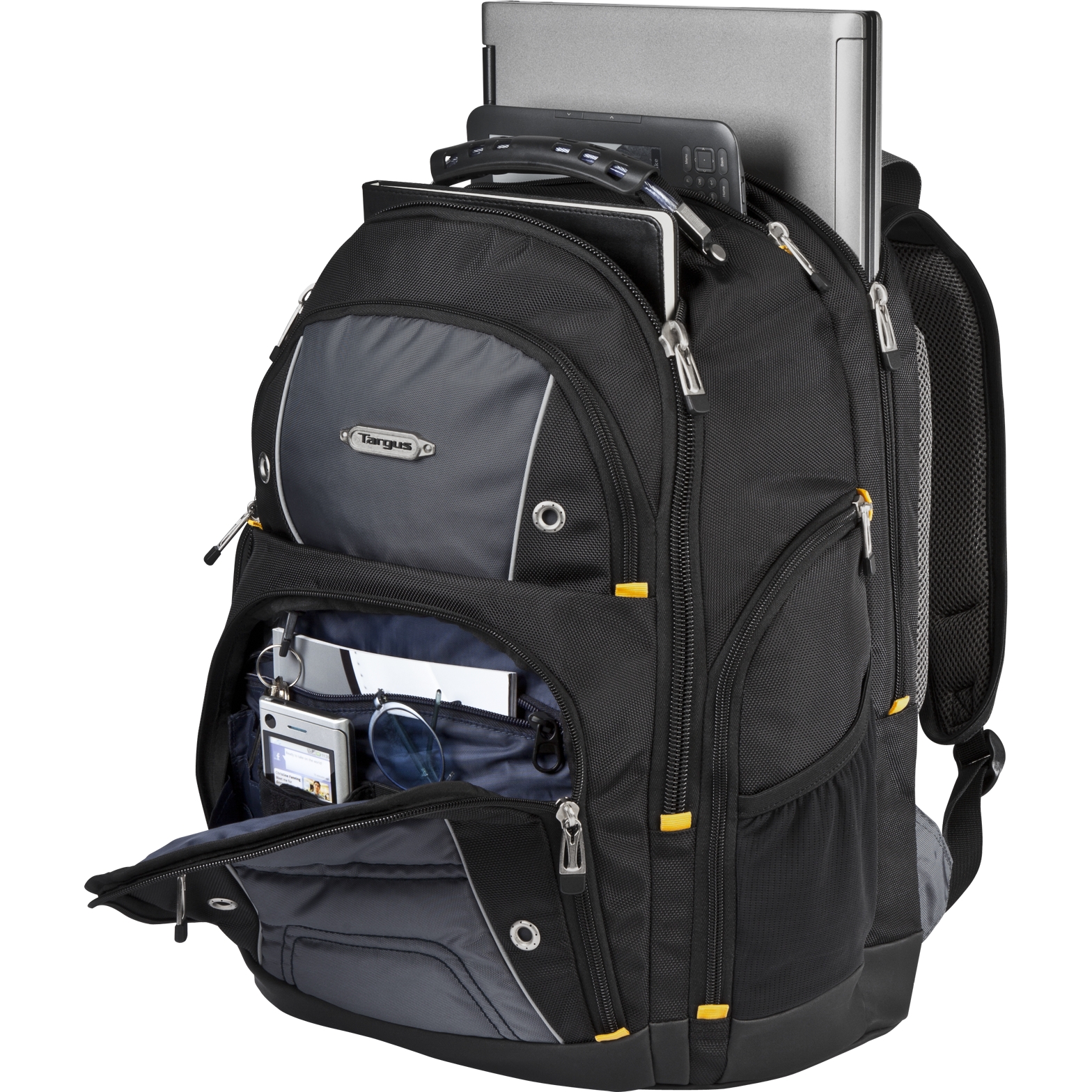 16 Drifter II Plus Backpack TSB702US Black Gray Backpacks Targus best-laptop-bags-2024-laptop-mag