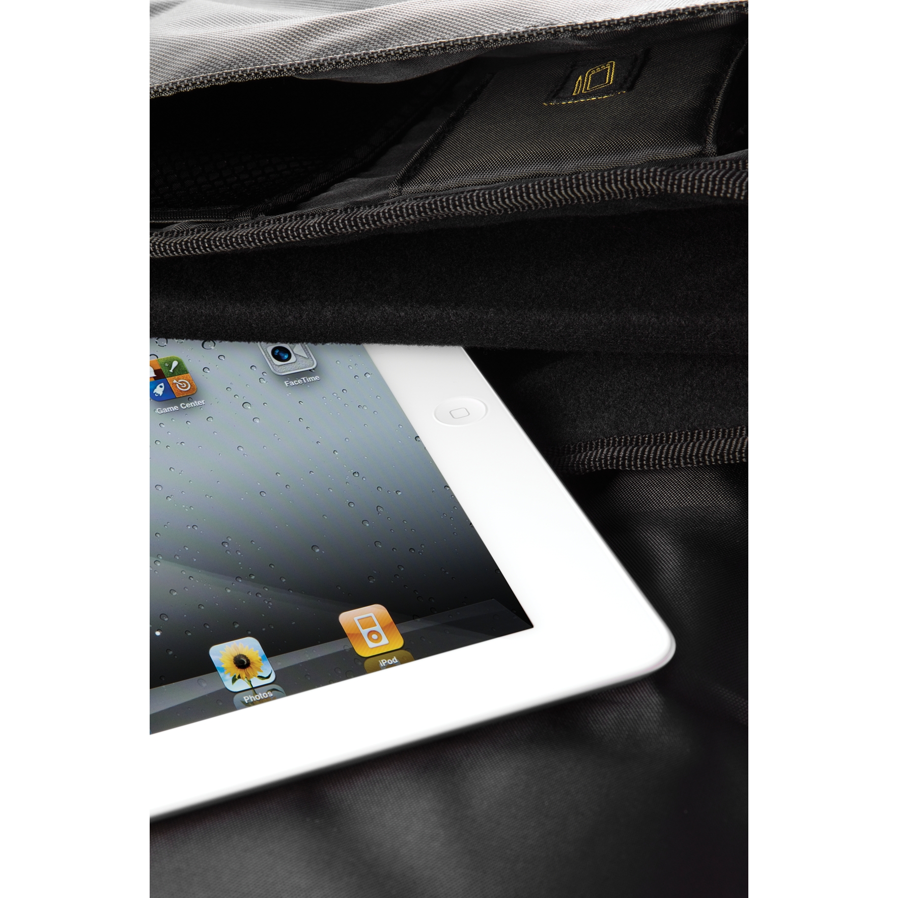 10.2" CityGear Mini Messenger Bag for Tablets Black/Gray TSM148US