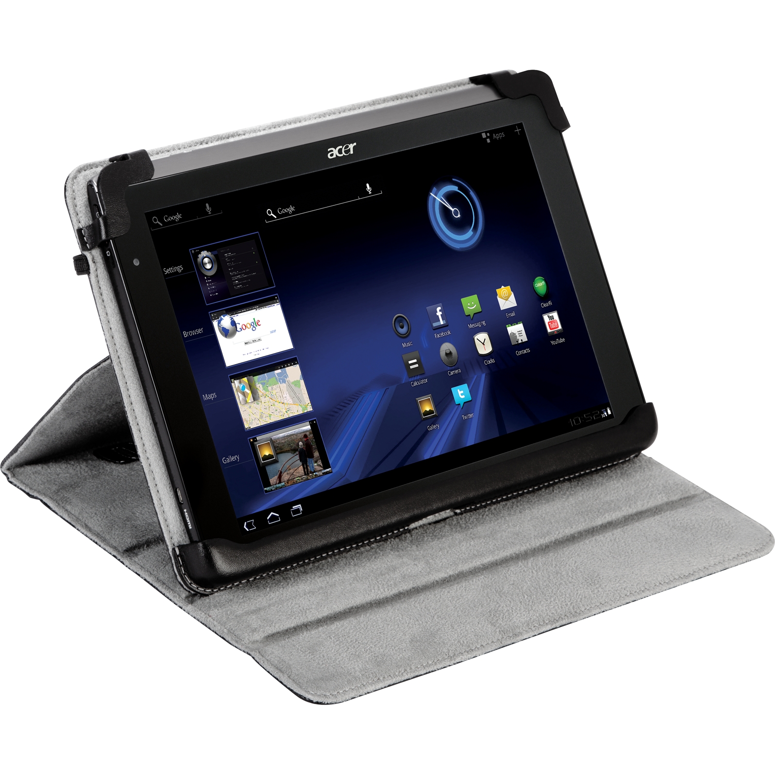Truss™ Leather Case & Stand for Acer ICONIA TAB A500 THZ07002US