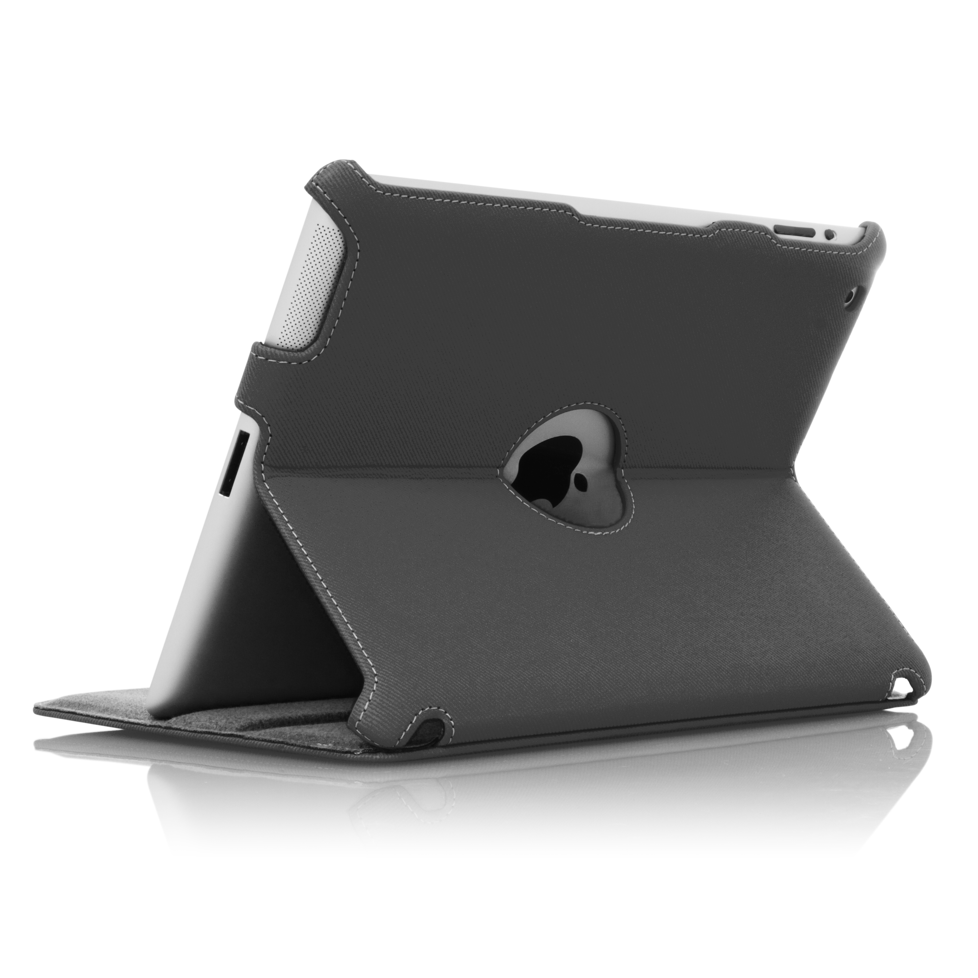 Vuscape™ Case & Stand for iPad 3 and 4 THZ15702US Gray Tablet Cases Targus