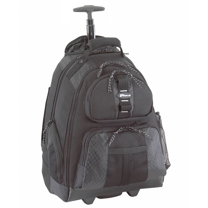 15.4” Rolling Laptop Backpack TSB700 Black Rollers Targus