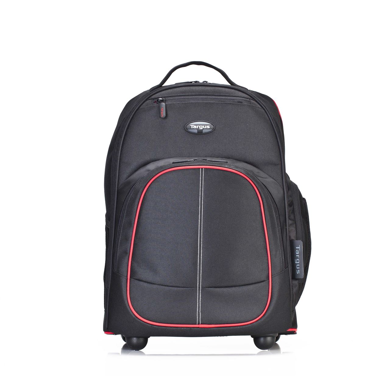 16” Compact Rolling Backpack - TSB75001US - Black/Red Accent: Rollers: Targus