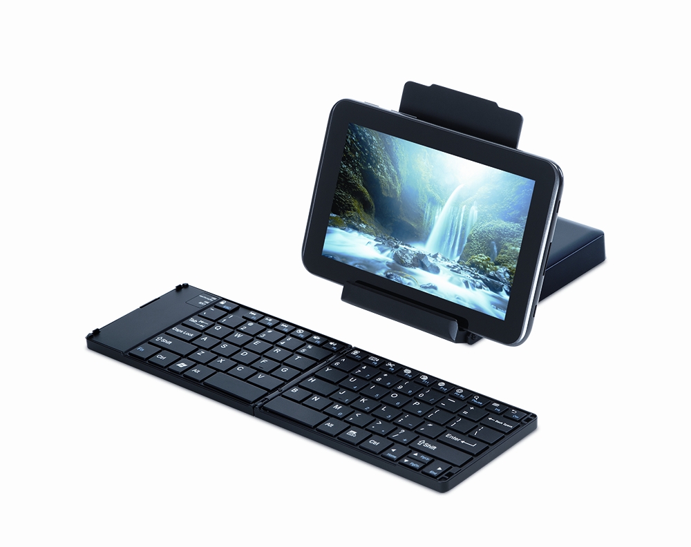 Universal Foldable Keyboard for Android™ AKF001US Black Keyboards