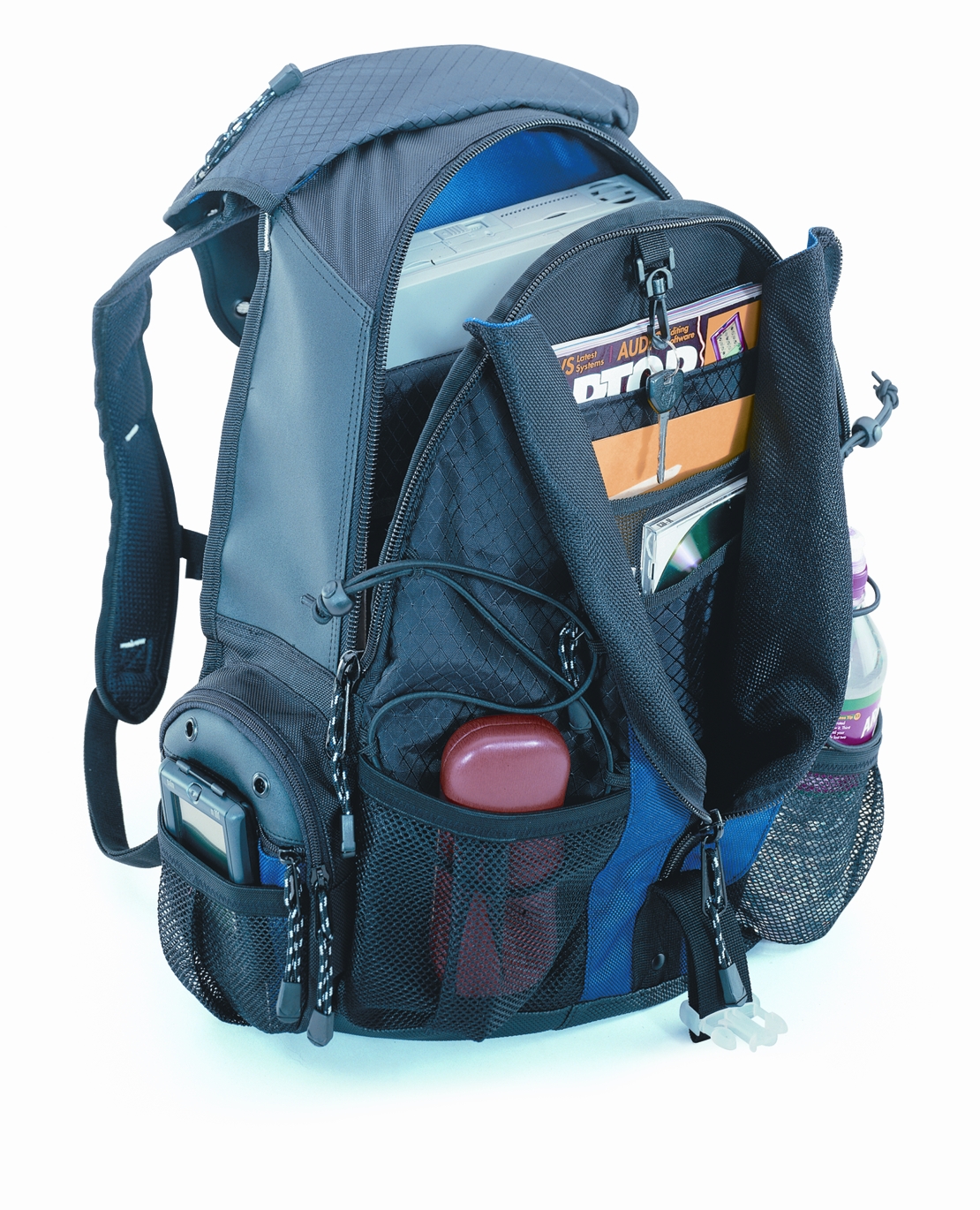 16” Sport Deluxe Laptop Backpack TSB315 Blue/Black Backpacks Targus