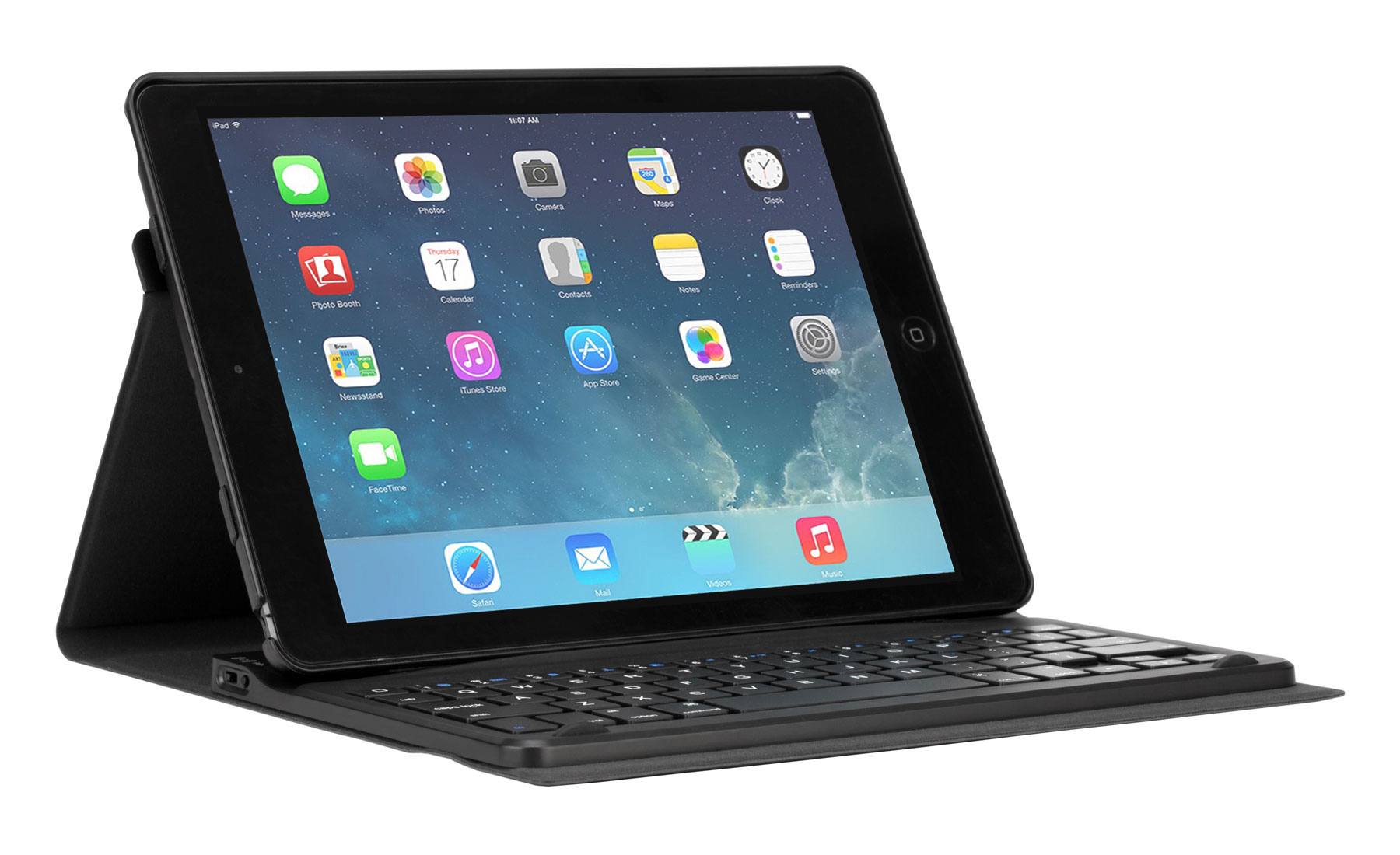 VersaVu™ 360° Rotating Keyboard Case for iPad 2/3/4 THZ494US Black