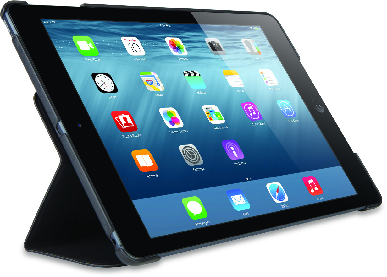 Custom Fit Case with Stylus for iPad Air 2 THZ537US Black Tablet