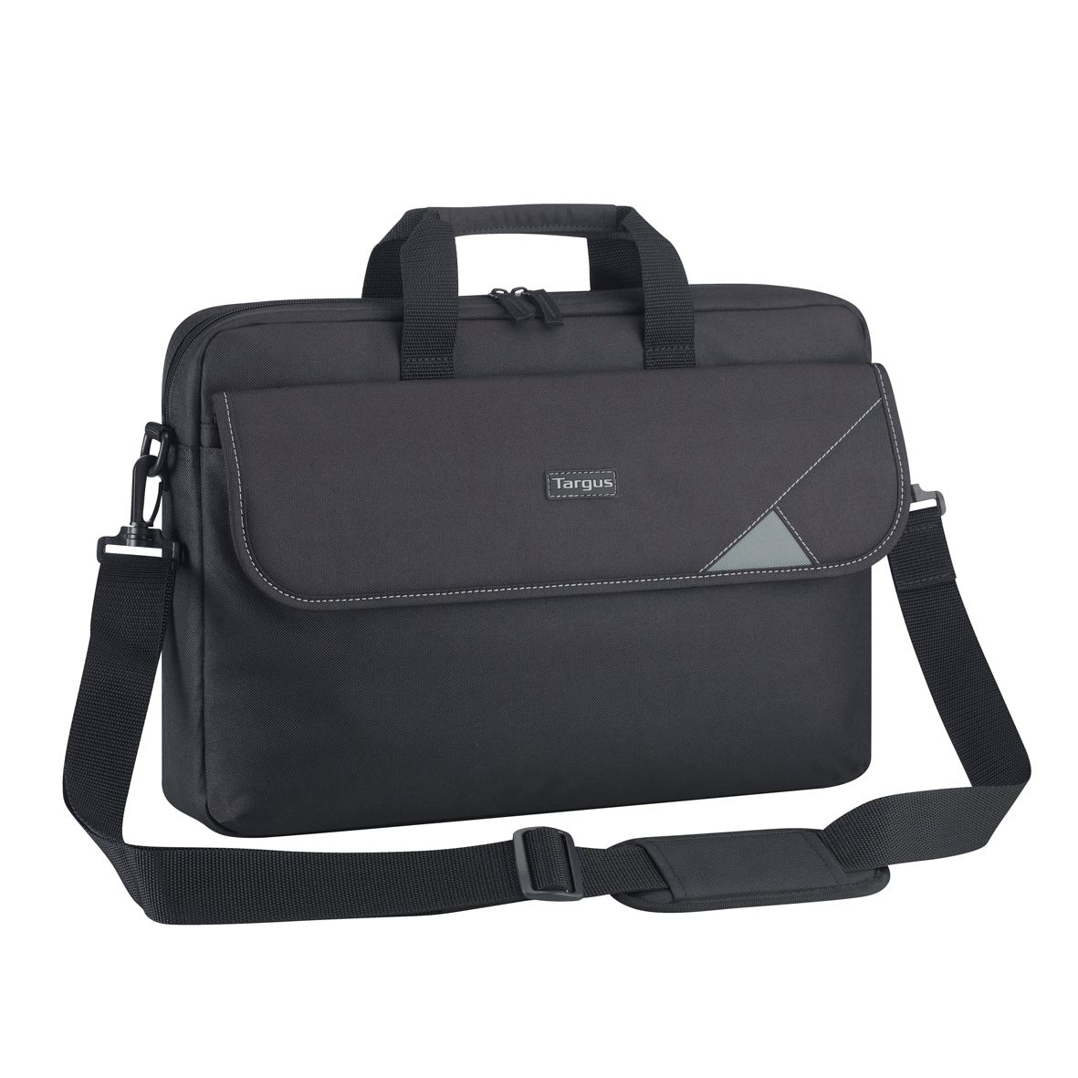 Intellect 15.6" Topload Laptop Case Black/Grey