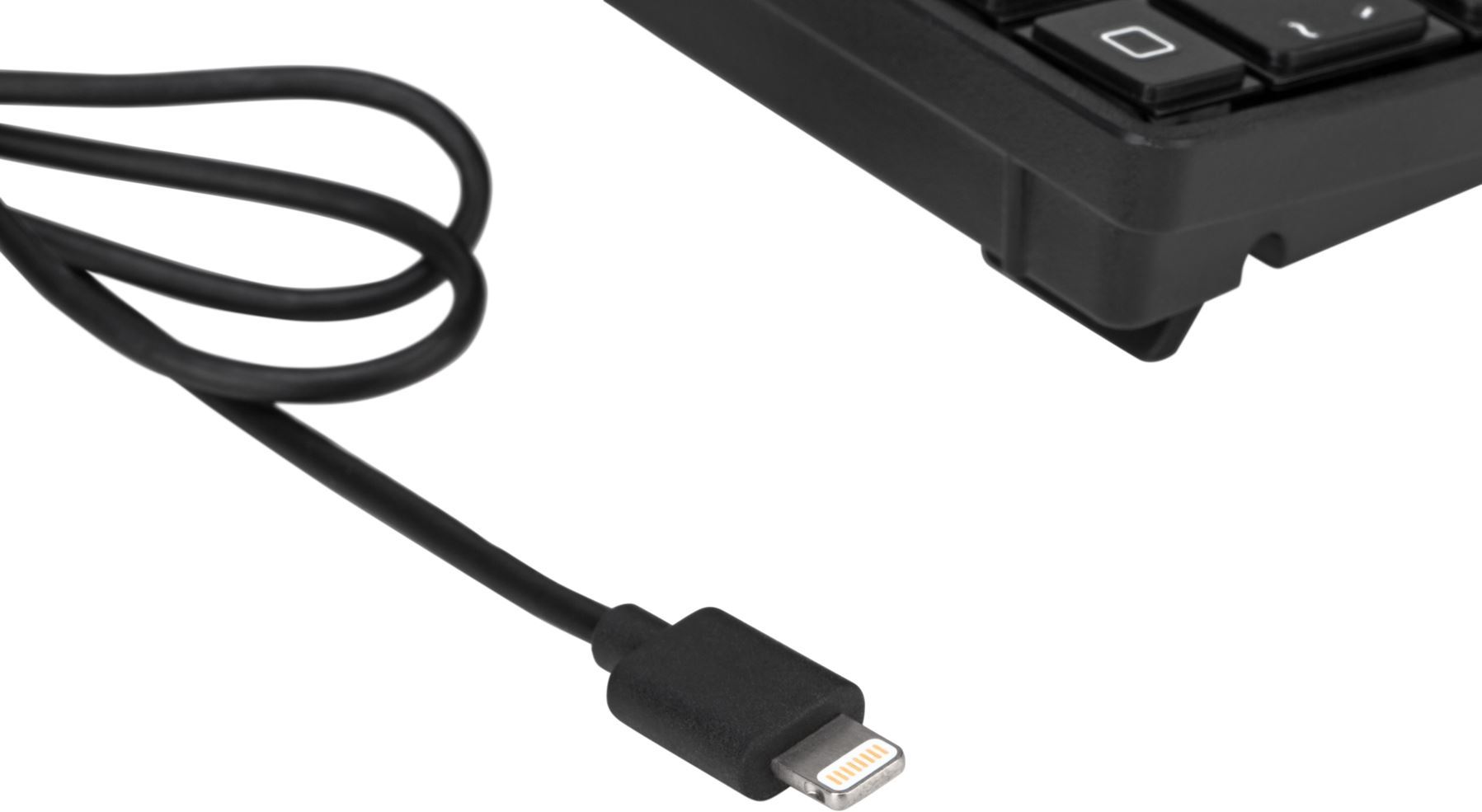 Wired iPad® Keyboard Lightning AKB121US Black Keyboards Targus