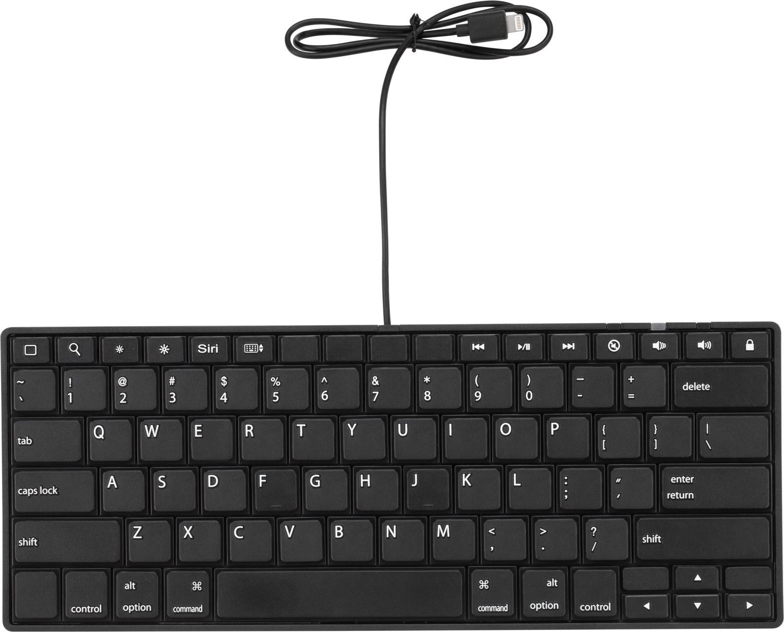Wired iPad® Keyboard Lightning AKB121US Black Keyboards Targus