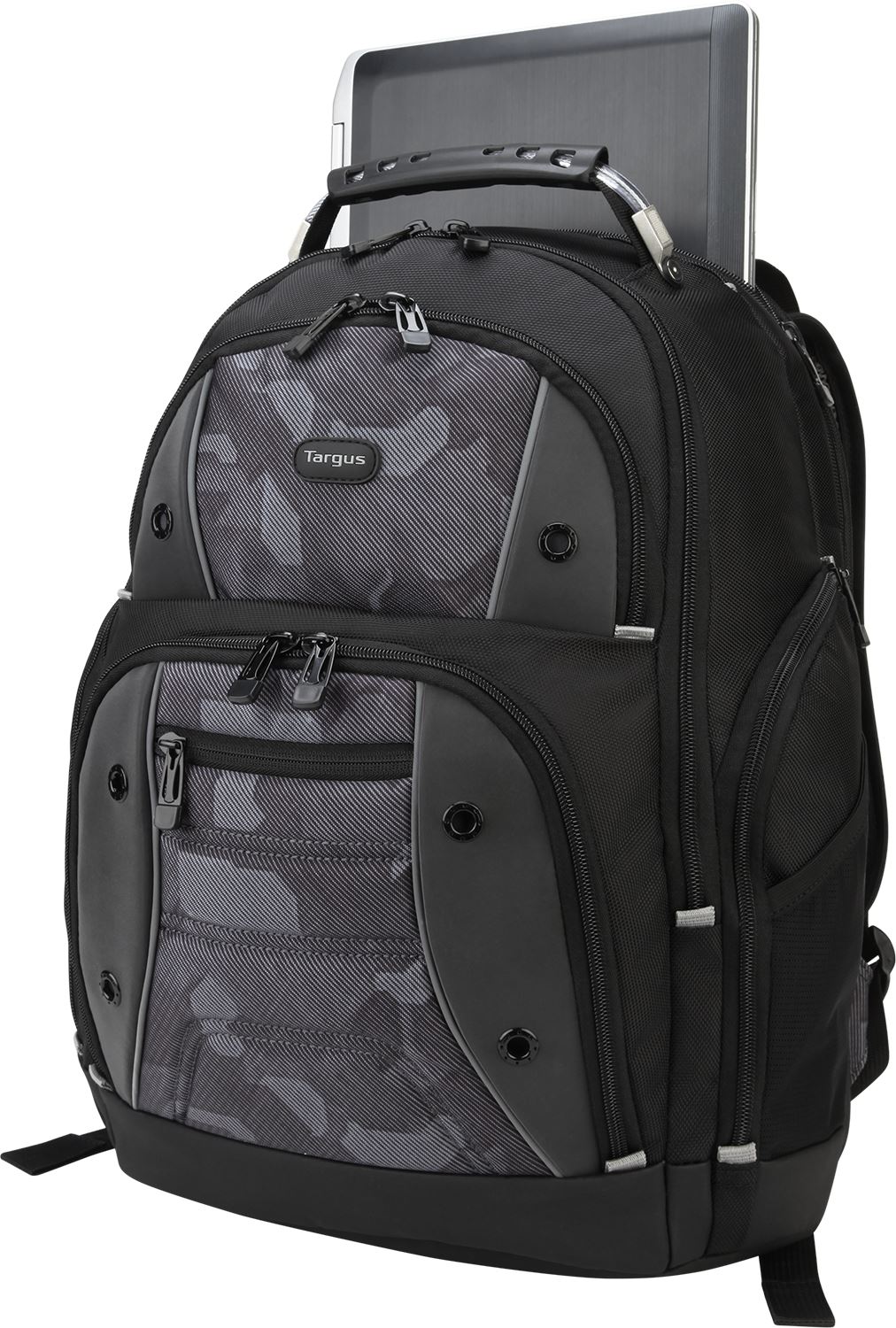 Mochila Targus Drifter Backpack, notebook hasta 16", camuflado.