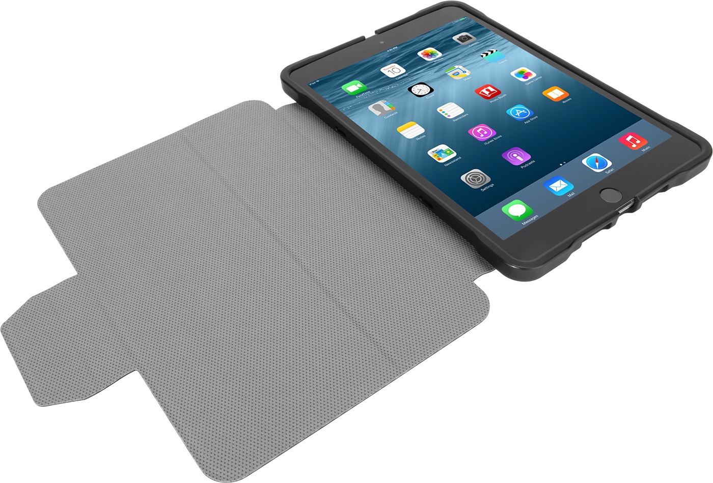 3D Protection Case for iPad Mini 4, 3, 2, iPad Mini THZ595GL Black