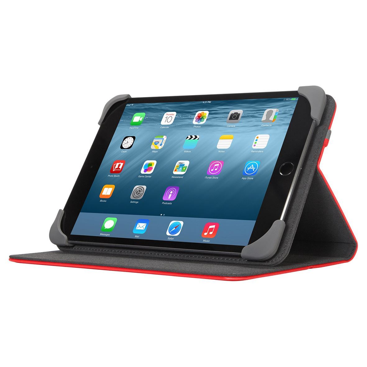 Safe Fit Protective Case for iPad mini 4, 3, 2 and iPad mini (Red)