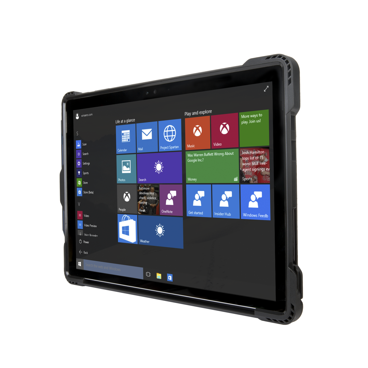 SafePort® Rugged Case for Microsoft Surface™ Pro (2017) and Surface Pro 4 THD135GLZ Tablet