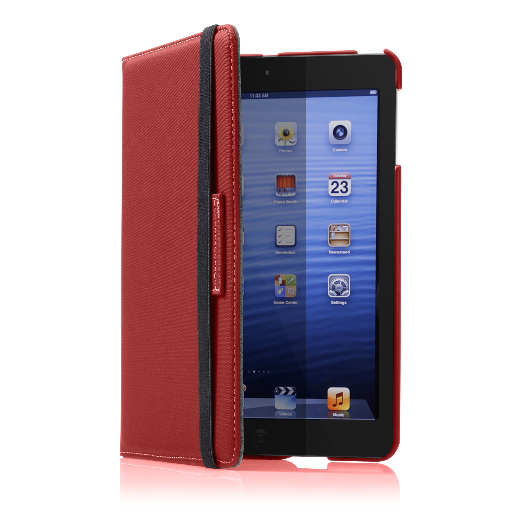 VersaVu™ Rotating Case & Stand for iPad Mini THZ18301US Red Tablet