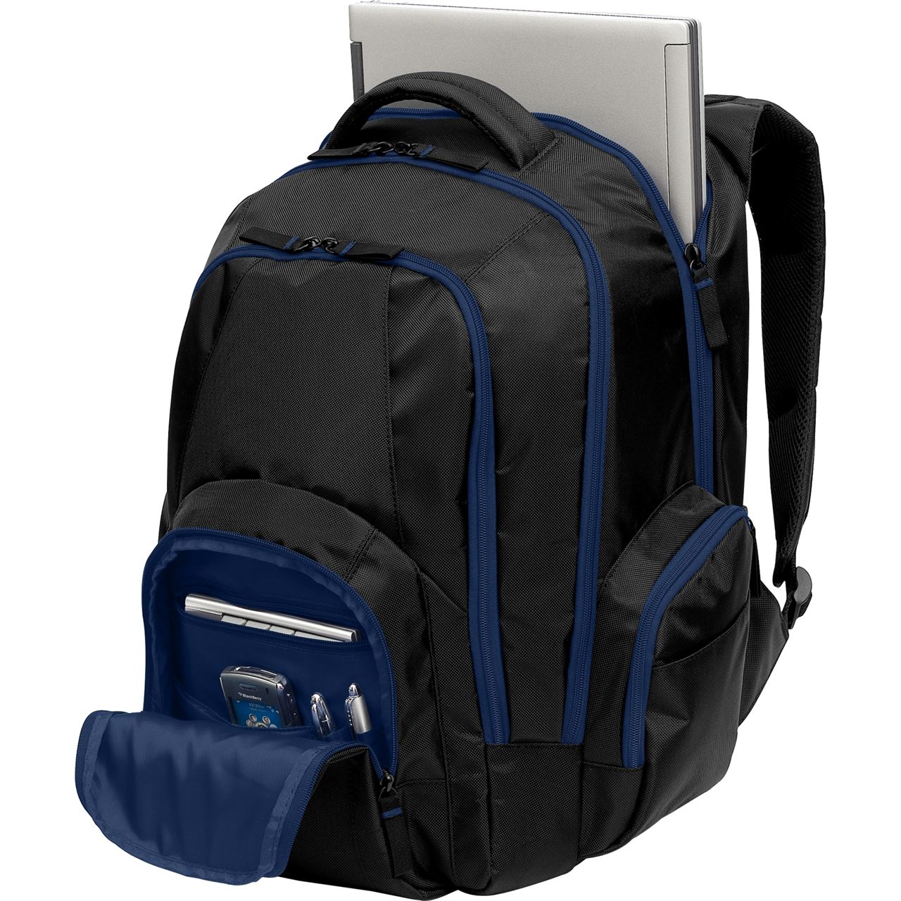 15.6” BTS Gravity Backpack - TSB15001US - Black/Blue: Backpacks: Targus