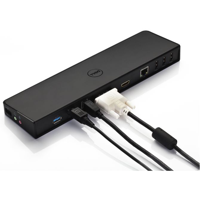 Dell SuperSpeed™ USB 3.0 Docking Station ACP075US Black Docking Stations Targus