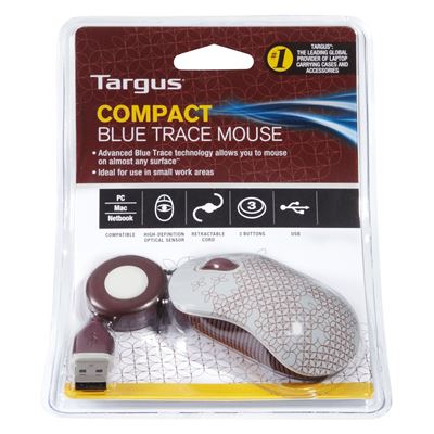 Picture of Targus Compact Blue Trace Mouse - Pattern