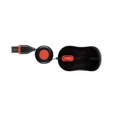 Picture of Targus Compact Blue Trace Mouse - Black/Red