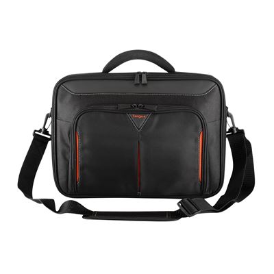 Picture of Classic+ 15-15.6" Clamshell Laptop Bag - Black/Red