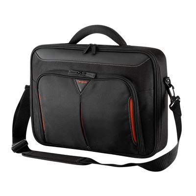 Picture of Classic+ 15-15.6" Clamshell Laptop Bag - Black/Red