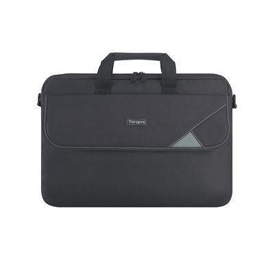 Picture of Intellect 15.6" Topload Laptop Case - Black/Grey