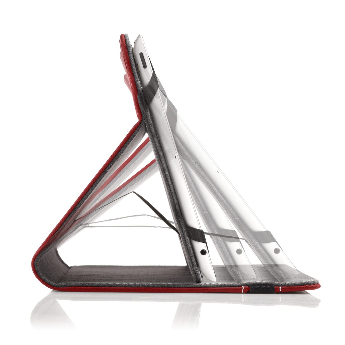 Kickstand™ Case für iPad mini® Dünne FolioHülle & Ständer Rot