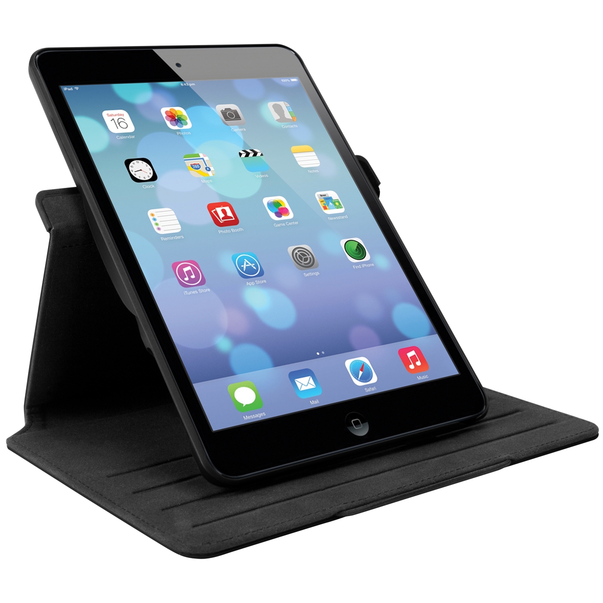 Versavu™ Étuisupport rotatif fin pour iPad mini avec écran Retina Noir