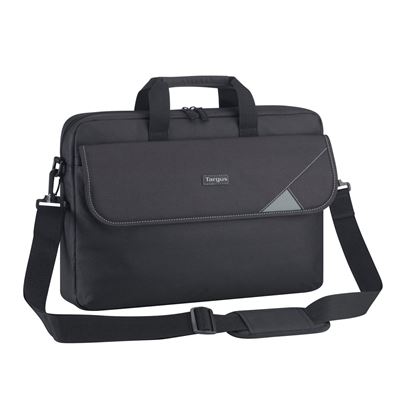 Picture of Intellect 15.6" Topload Laptop Case - Black/Grey