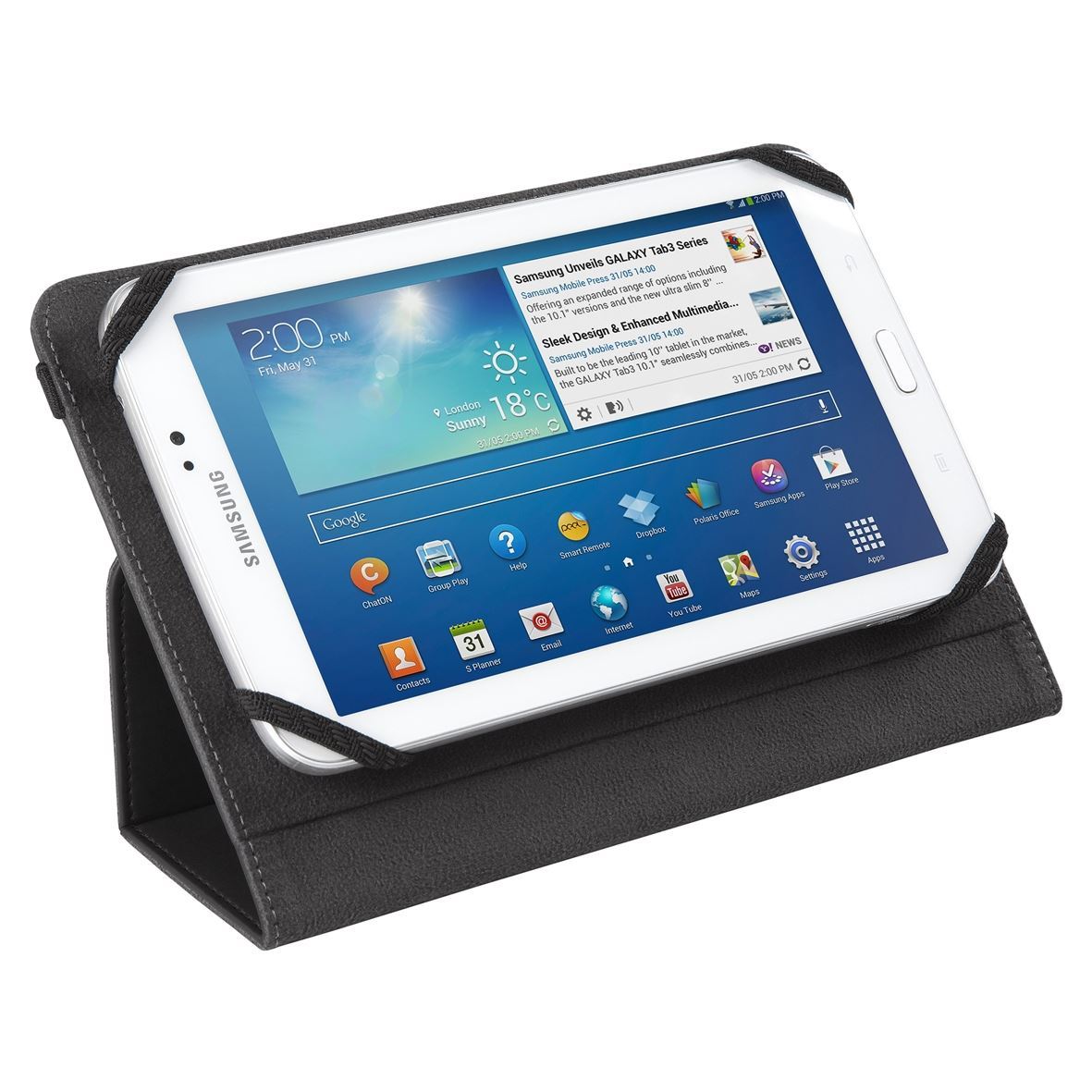 Kickstand Galaxy Tab 3 Lite 7 inch Case Black