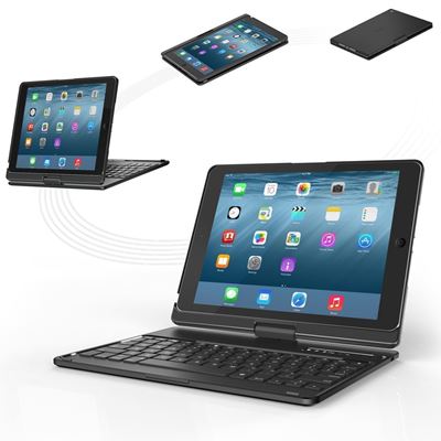 Picture of VersaType™ Hard Shell Keyboard Case (German Layout) for iPad Air 2 & iPad Air- Black