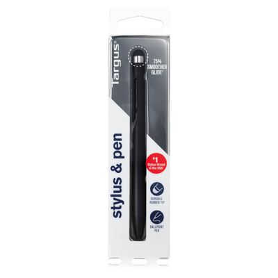 Picture of Targus 2 in 1 Pen Stylus for all Touchscreen Devices - Black