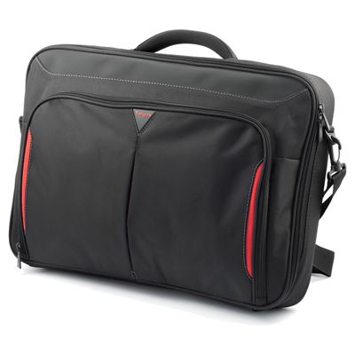 Picture of Classic+ 17-18" Clamshell Laptop Bag - Black/Red