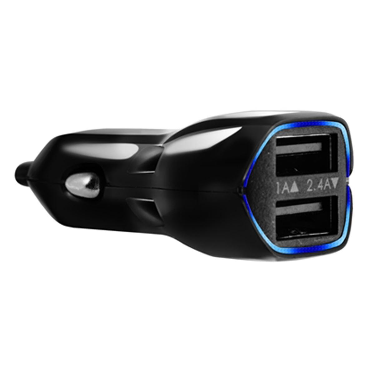 Dual USB Car Charger For Media Tablets & Mobile Phones