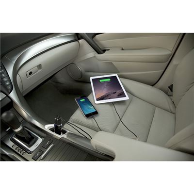 Picture of Dual USB Car Charger For Media Tablets & Mobile Phones