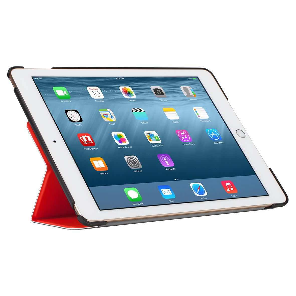 Uskyld fængelsflugt høst Click-In™ Case for iPad (2017,) Air & Air 2 - Red