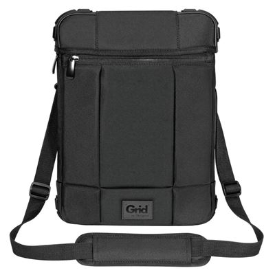 Picture of Grid 12" Vertical Hooded Slipcase - Black