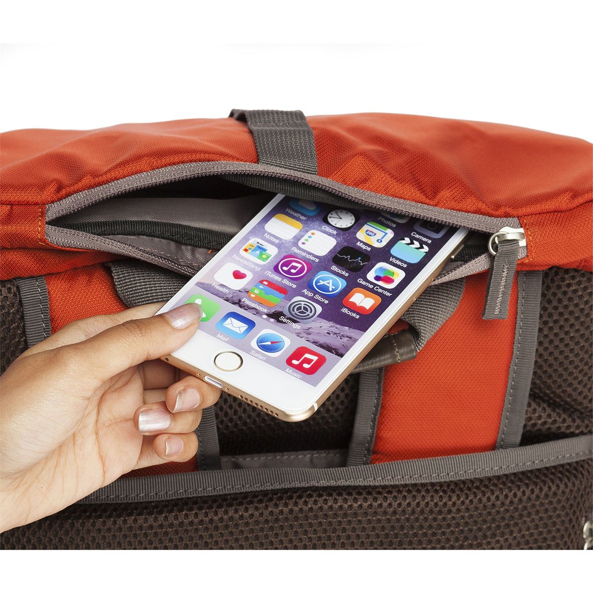 Seoul 15.6 Laptop Backpack Orange