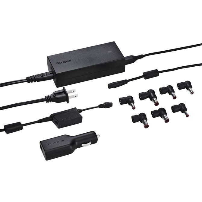 Targus Laptop Travel Charger with USB Fast Charging Port
