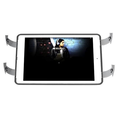 Picture of 3D Protection iPad (2018/2017), 9.7" iPad Pro, iPad Air 2, iPad Air Case - Silver