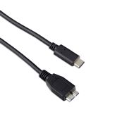 Picture of USB-C to USB-micro B 100cm, 10Gb, 3A - Black