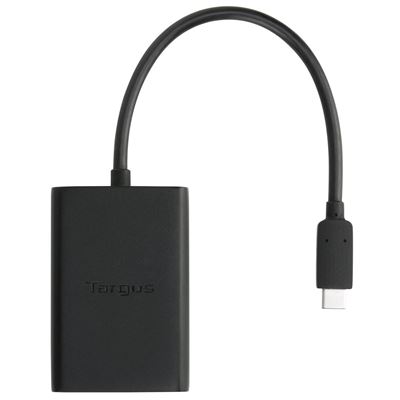 Picture of Multiplexer Dongle, Combines Targus ACP71 / ACP77 power + data to single USB-C output - Black