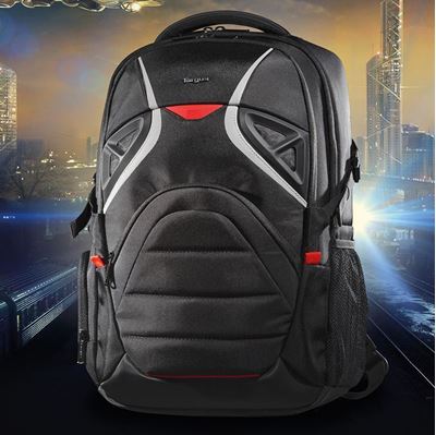 Picture of Strike 17.3" Gaming Laptop Backpack - Black / Red