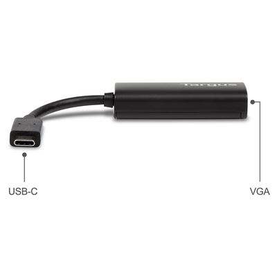 Picture of USB-C to VGA Adaptor - Black